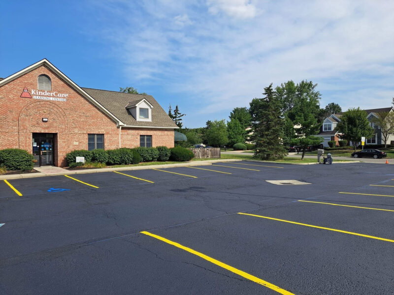 Portfolio Image - parking lot asphalt paving & sealcoating