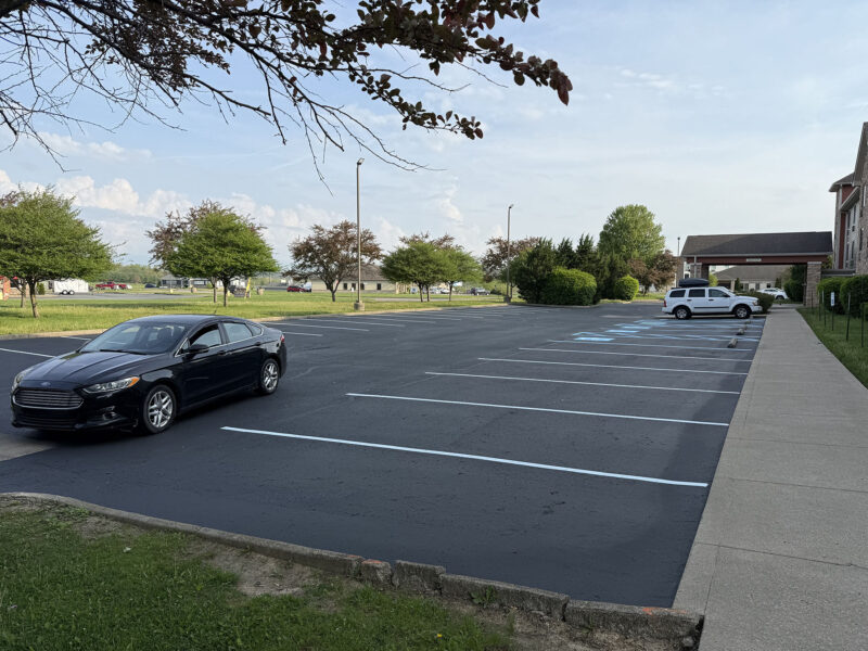 Portfolio Image - parking lot Line Striping