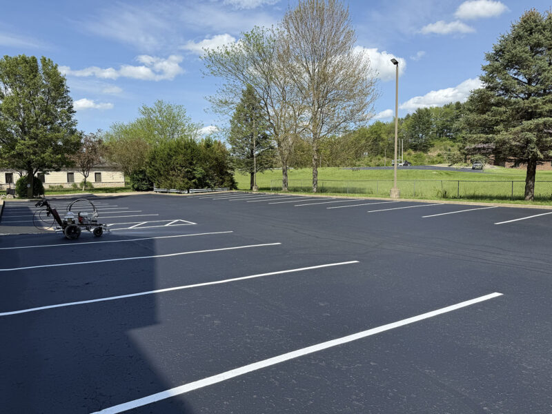 Portfolio Image - parking lot Line Striping