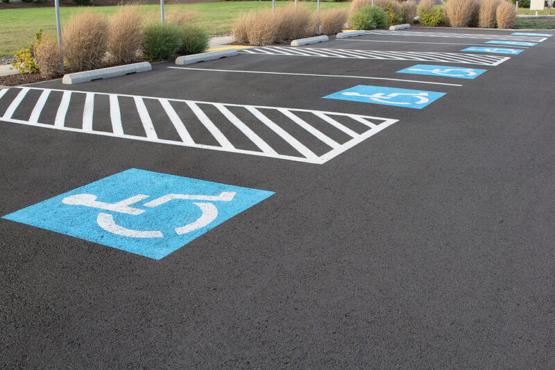 Portfolio Image - parking lot striping