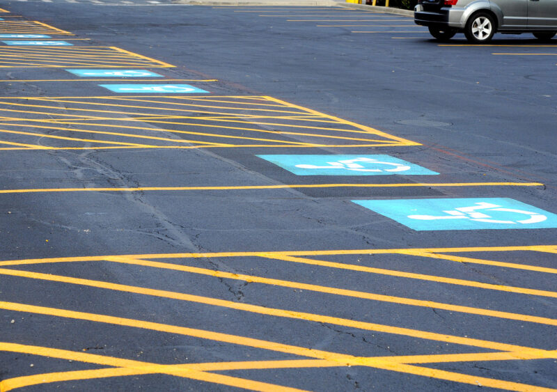 Portfolio Image - parking lot striping