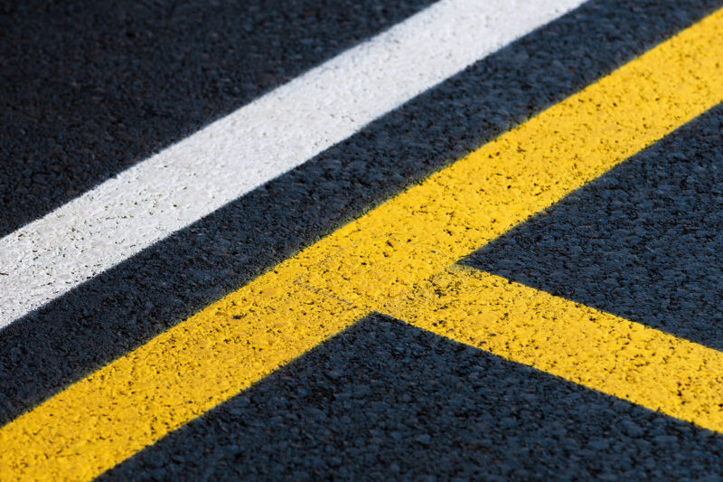 Portfolio Image - parking lot striping