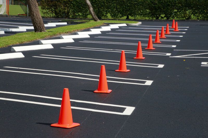 Portfolio Image - parking lot Line Striping