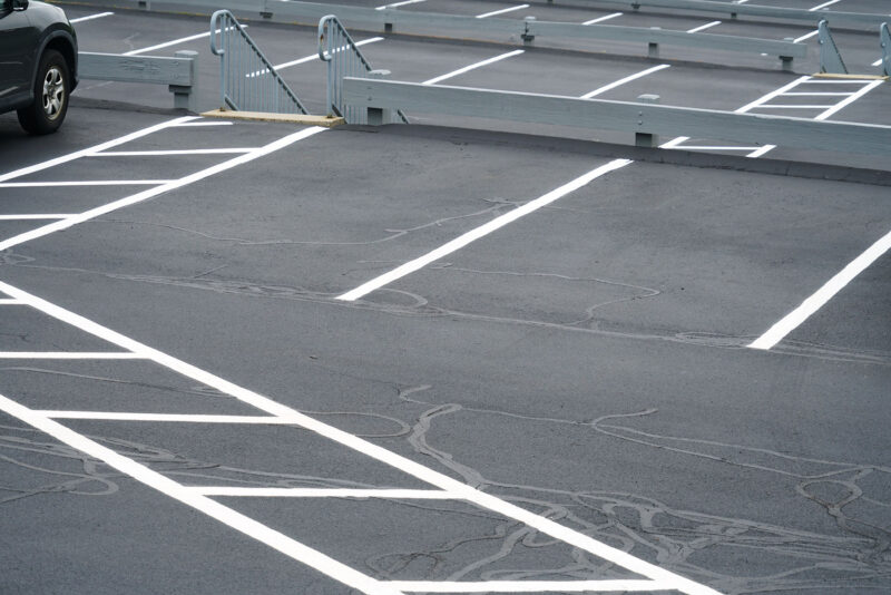 Portfolio Image - parking lot Line Striping & ADA-Compliant Markings